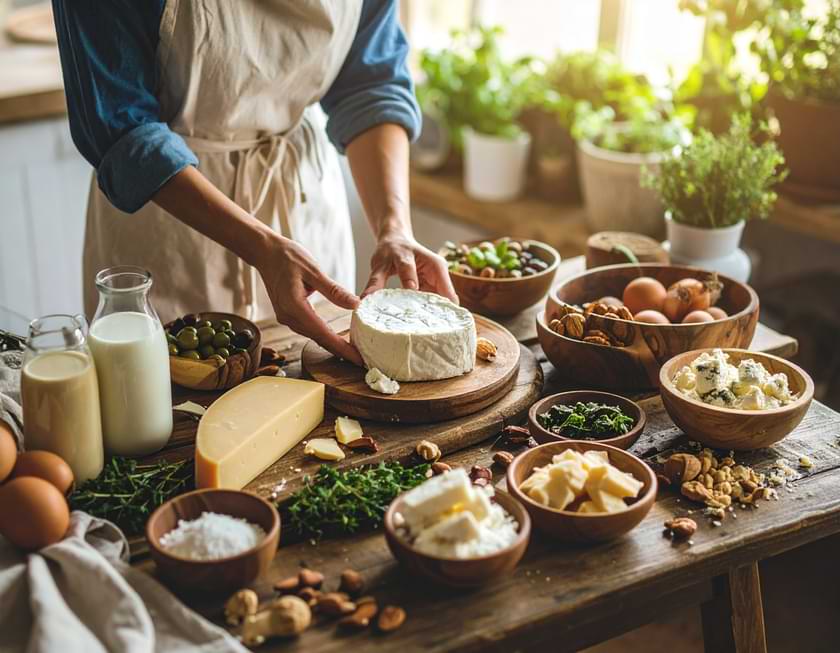 vegan peynir yapımı